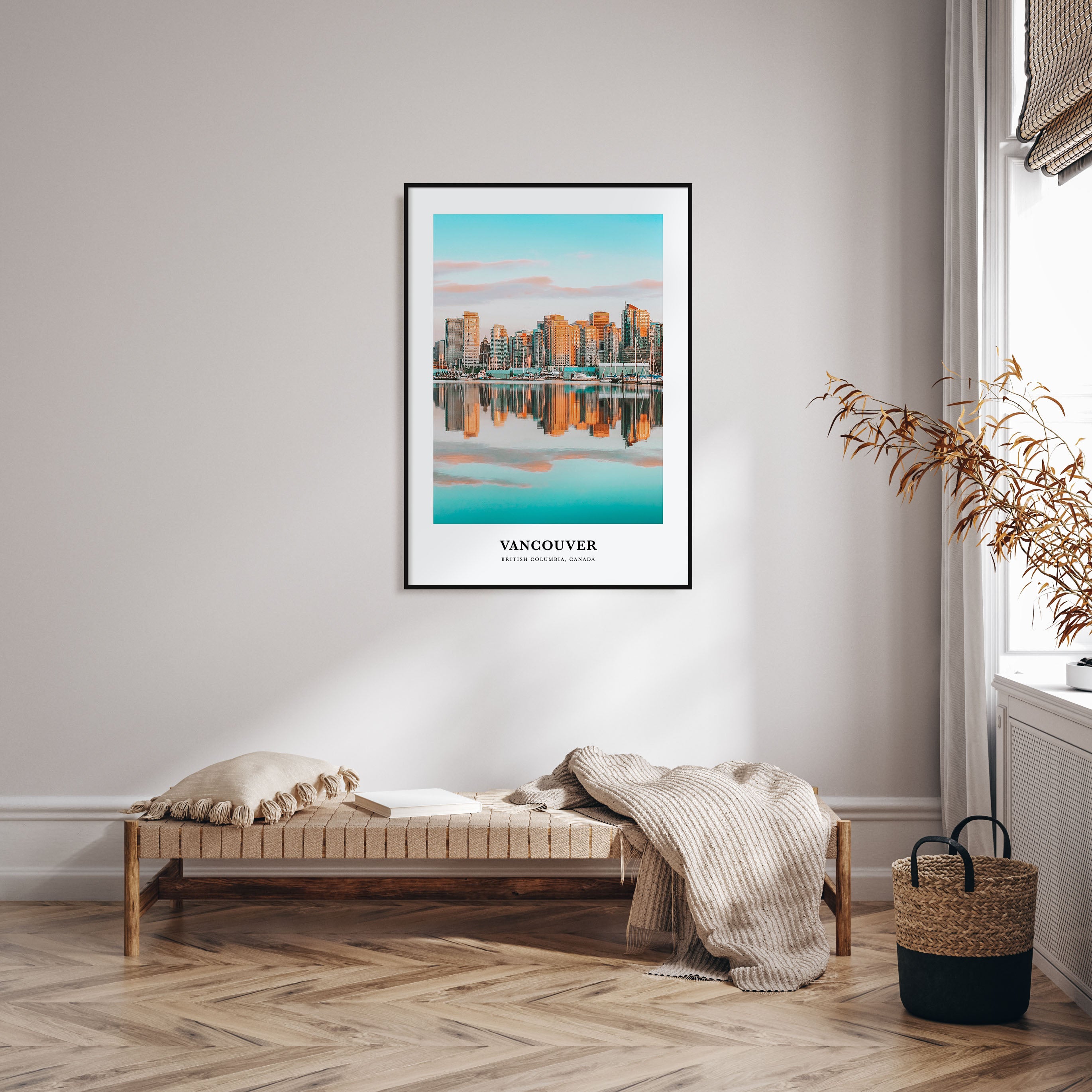 Vancouver, Canada Portrait Color No 1 Poster