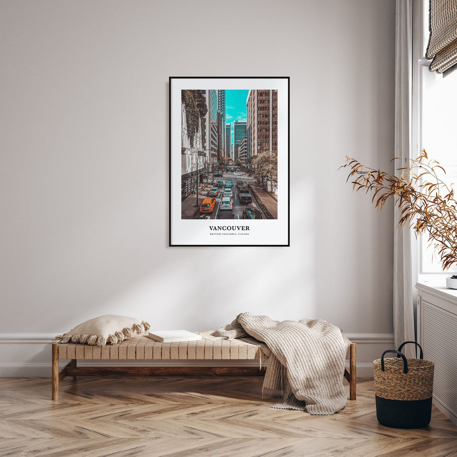 Vancouver, Canada Portrait Color No 2 Poster