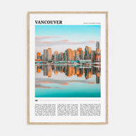 Vancouver, Canada Travel Color No 1 Poster
