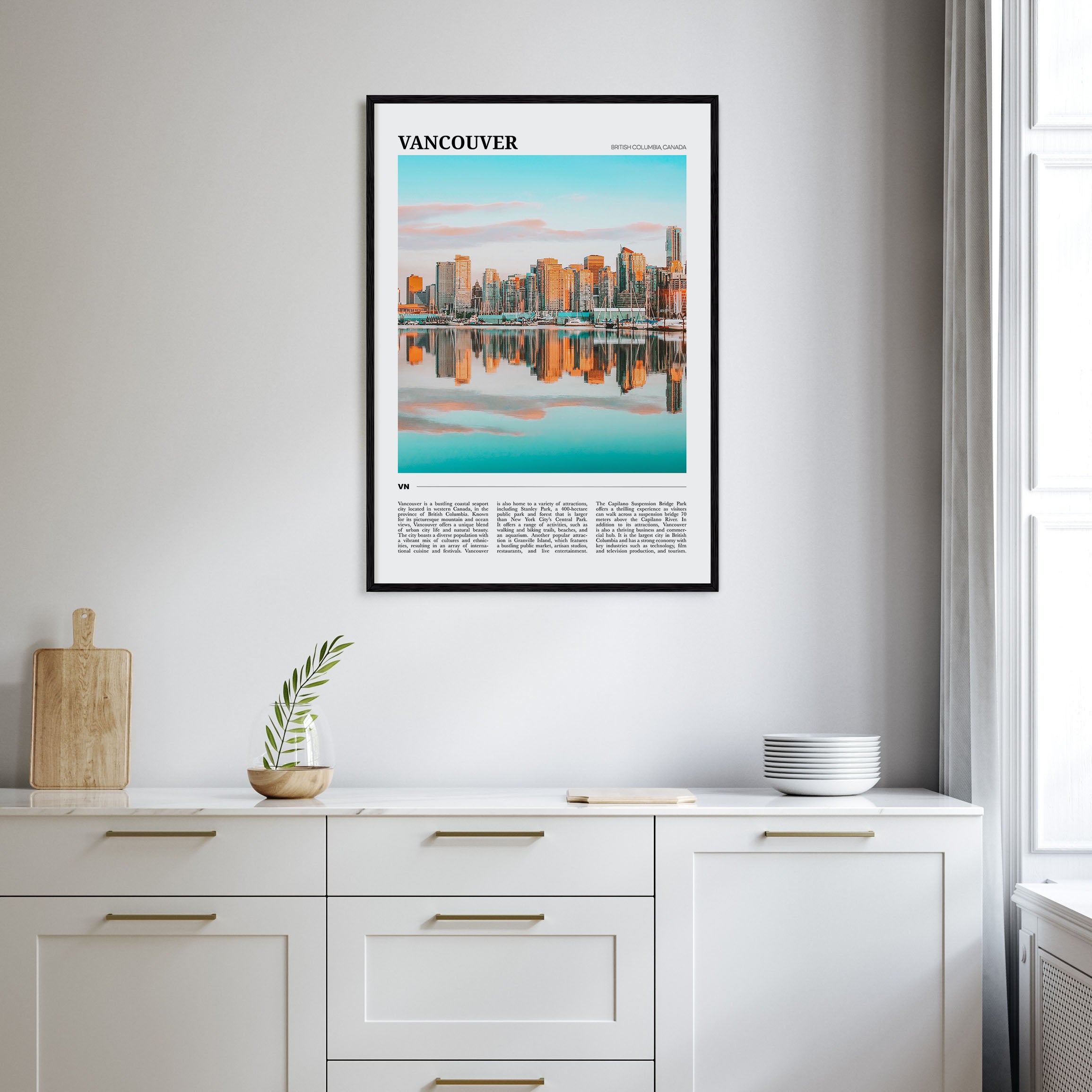 Vancouver, Canada Travel Color No 1 Poster