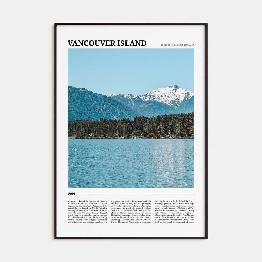 Vancouver Island Travel Color Poster