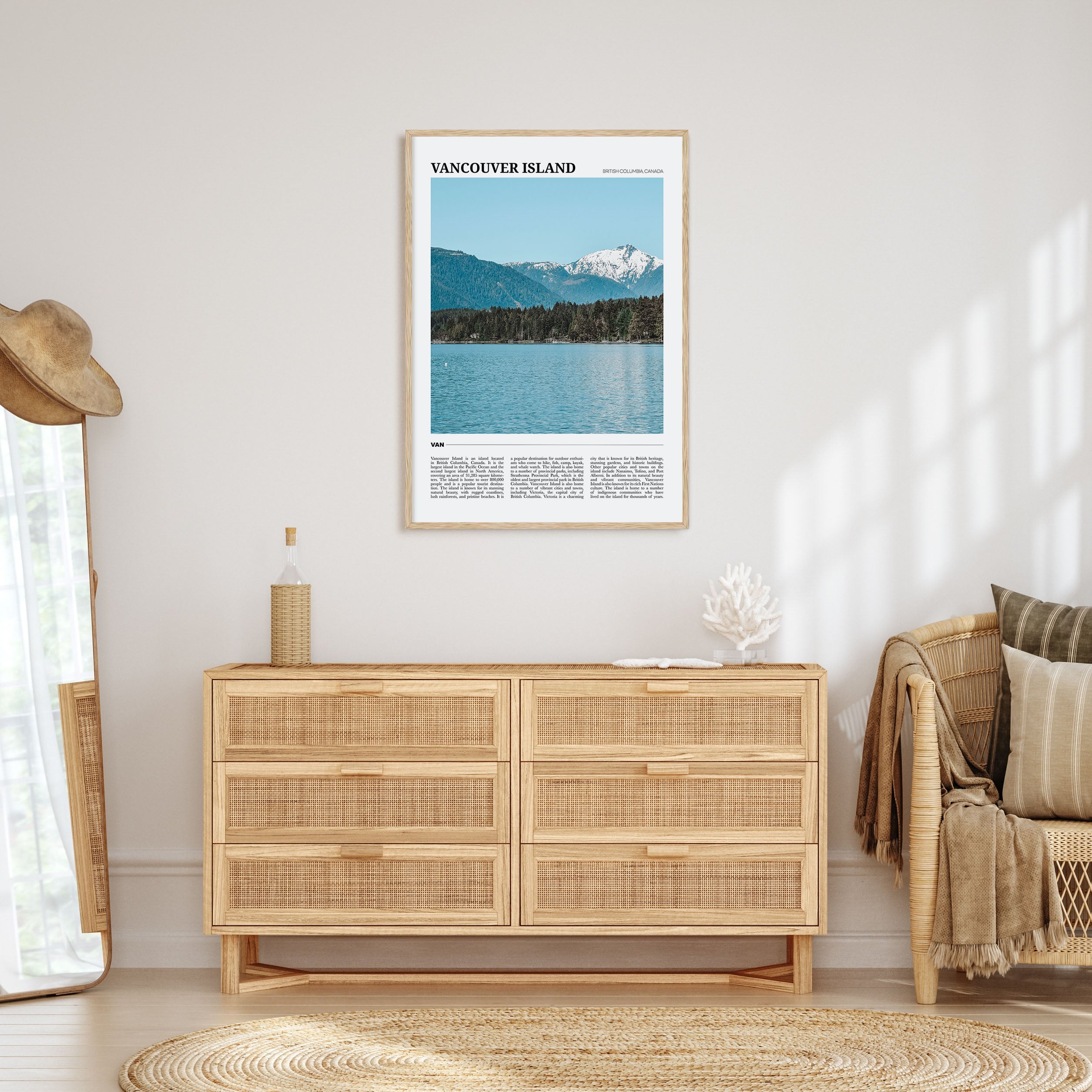 Vancouver Island Travel Color Poster