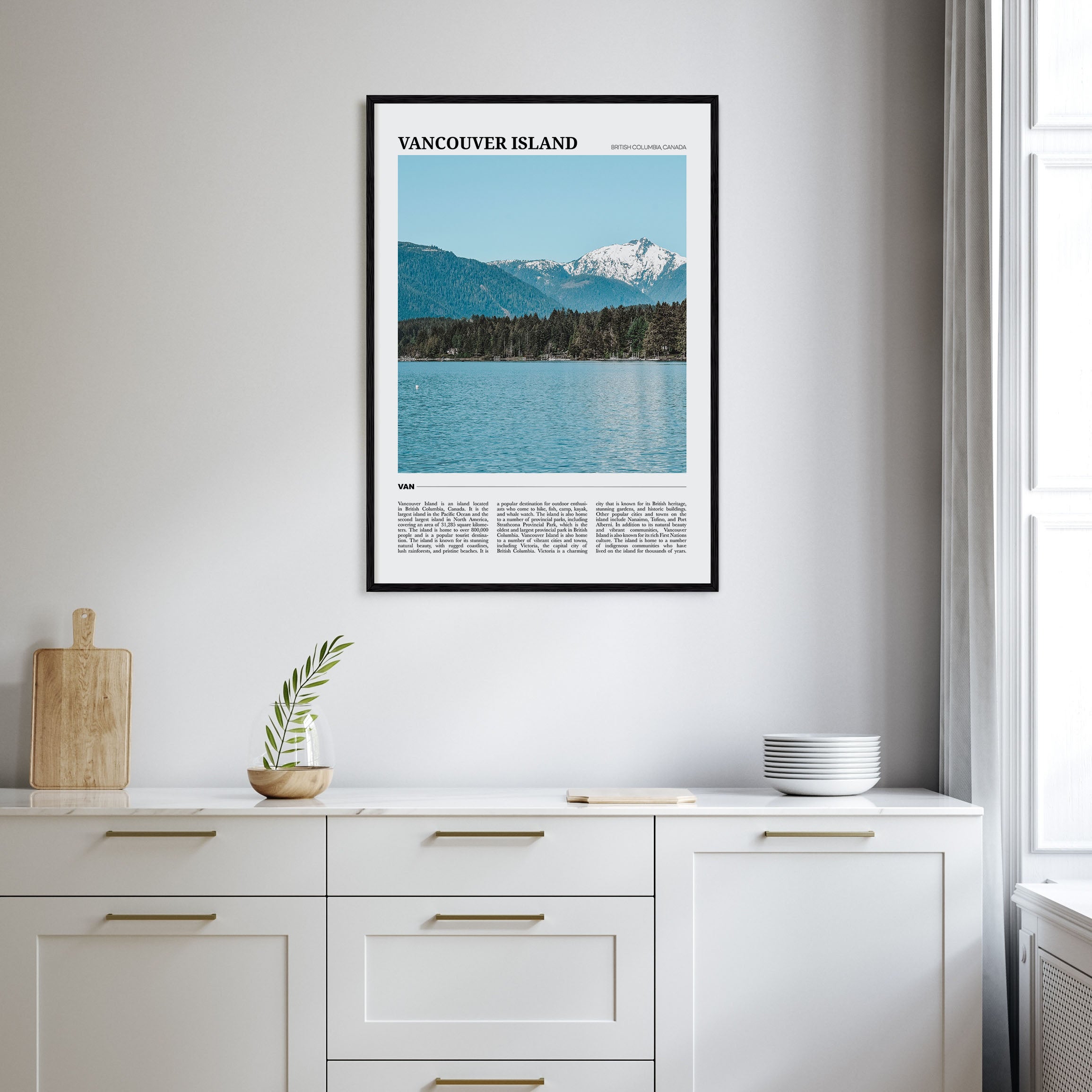 Vancouver Island Travel Color Poster