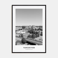 Vancouver, Washington Portrait B&W Poster