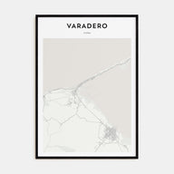 Varadero Map Portrait Poster