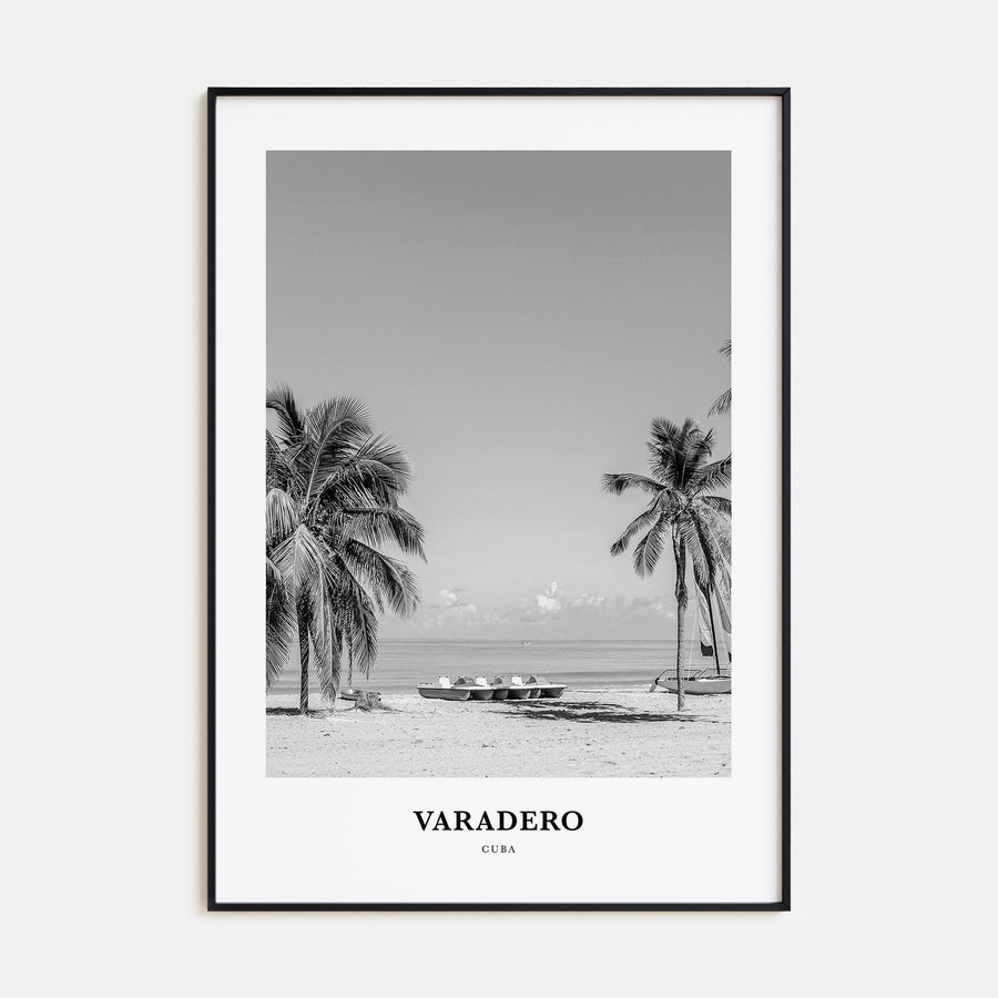 Varadero Portrait B&W Poster