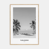 Varadero Portrait B&W Poster