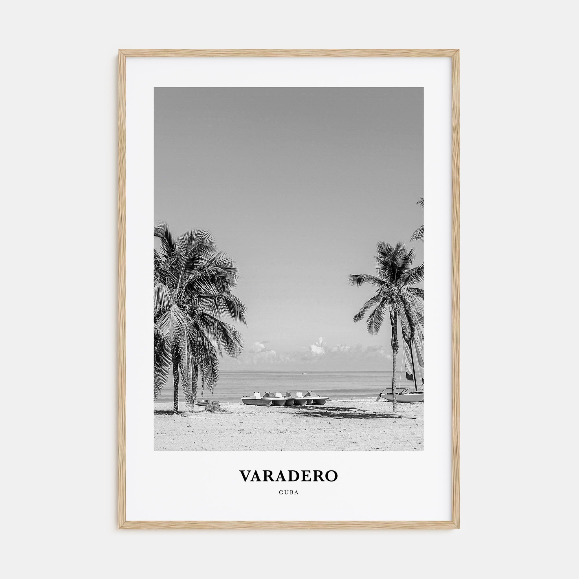 Varadero Portrait B&W Poster