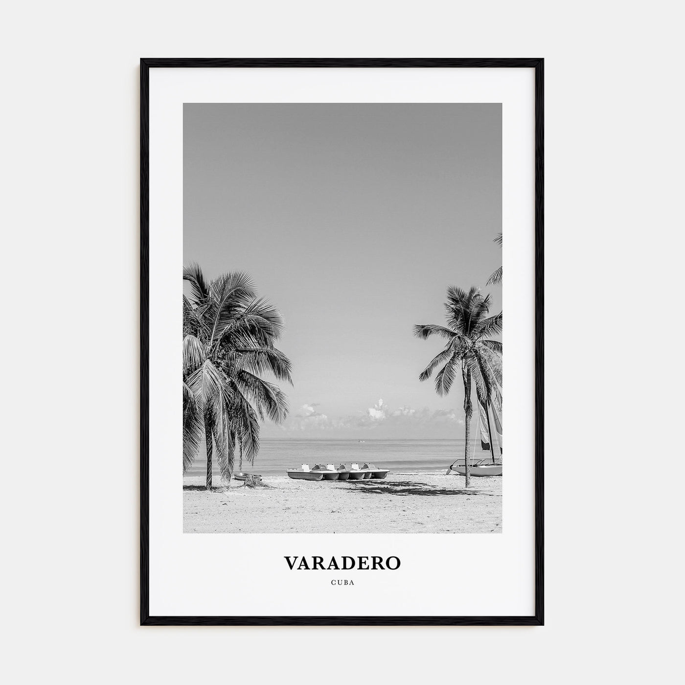 Varadero Portrait B&W Poster