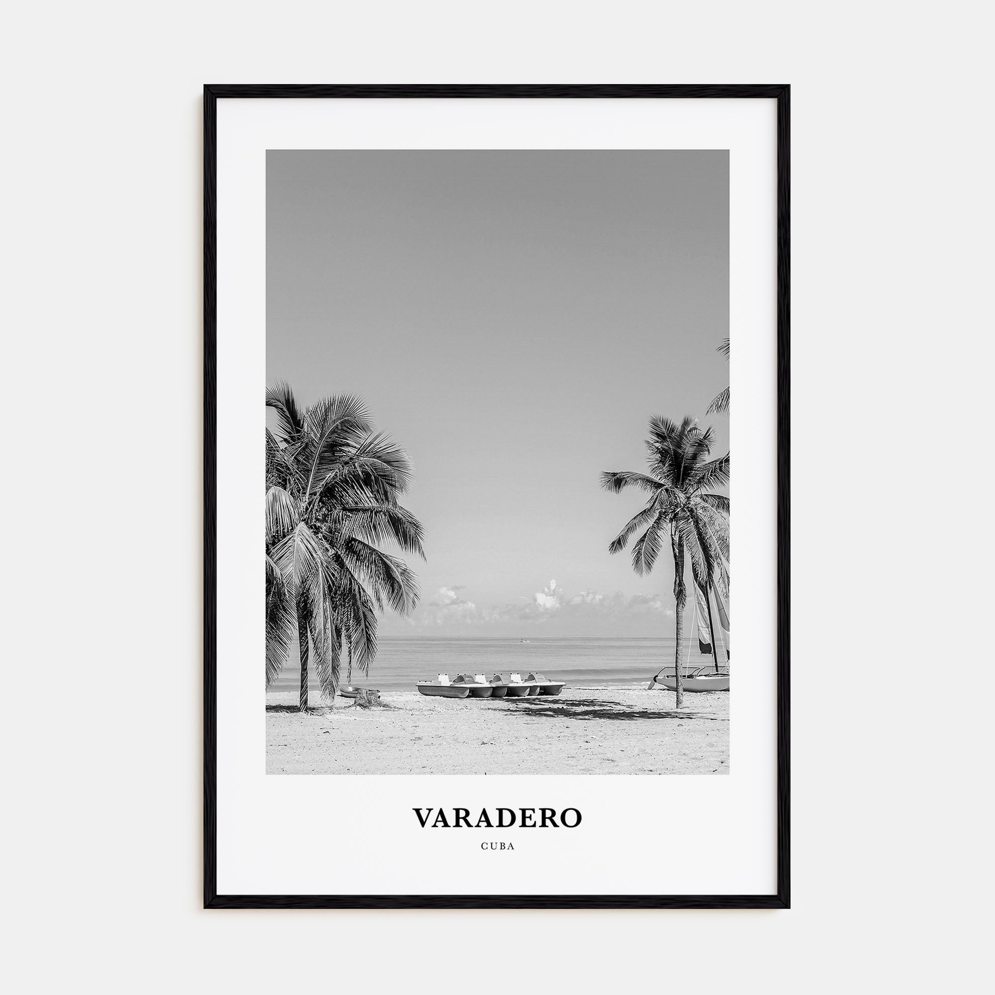 Varadero Portrait B&W Poster