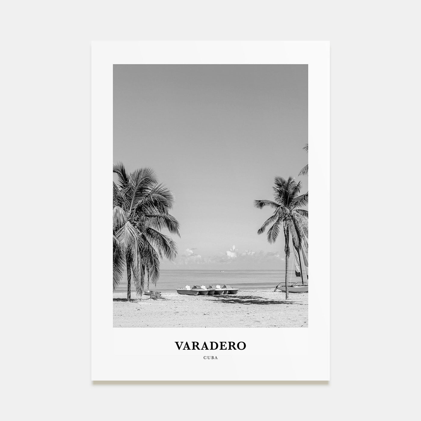 Varadero Portrait B&W Poster