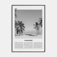 Varadero Travel B&W Poster