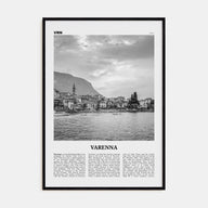 Varenna Travel B&W Poster