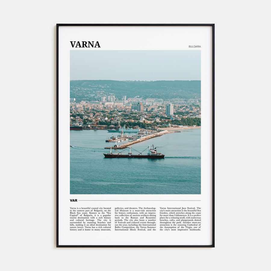 Varna Travel Color Poster
