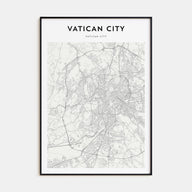Vatican City Map Portrait Poster