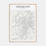 Vatican City Map Portrait Poster