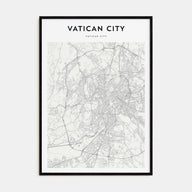 Vatican City Map Portrait Poster