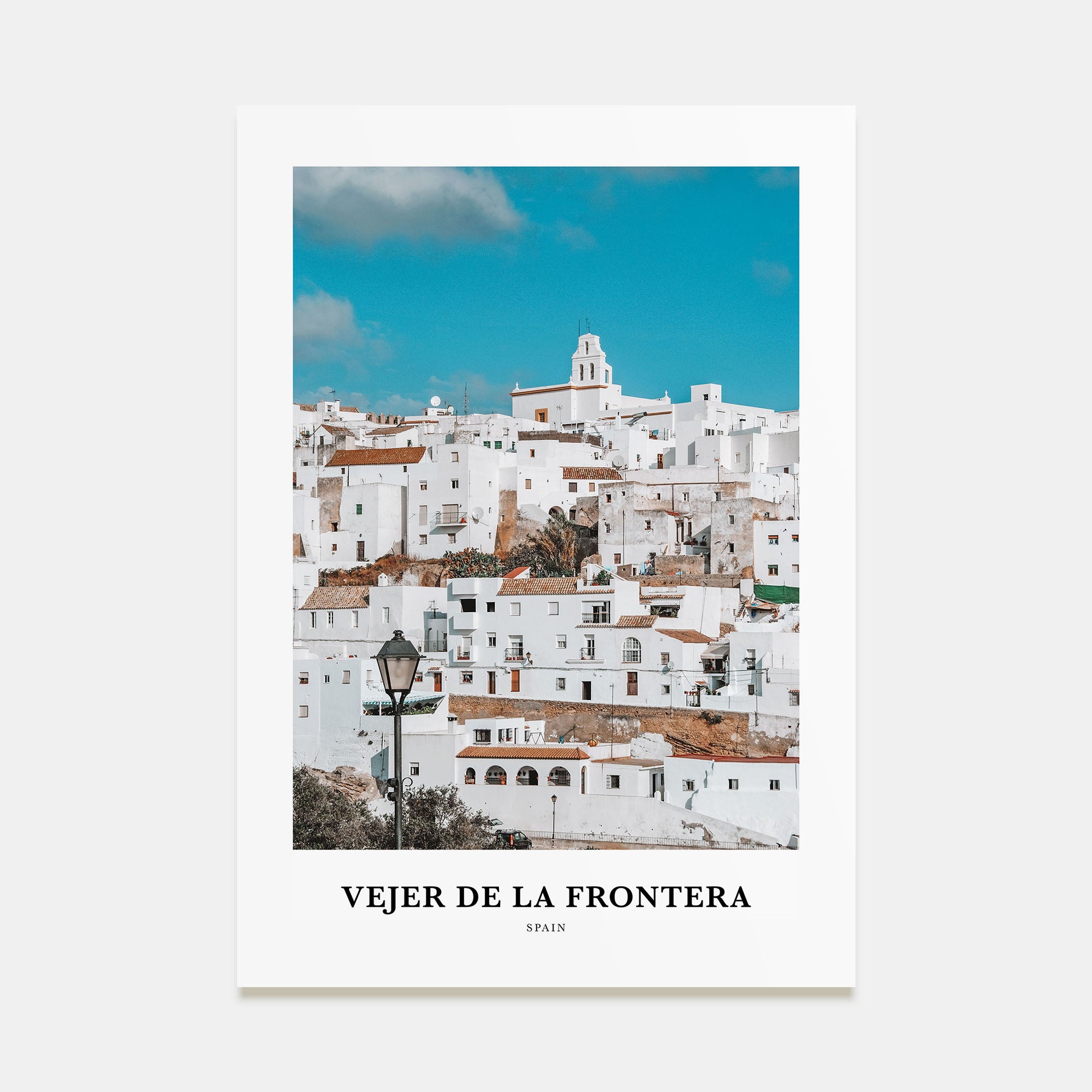 Vejer de la Frontera Portrait Color Poster