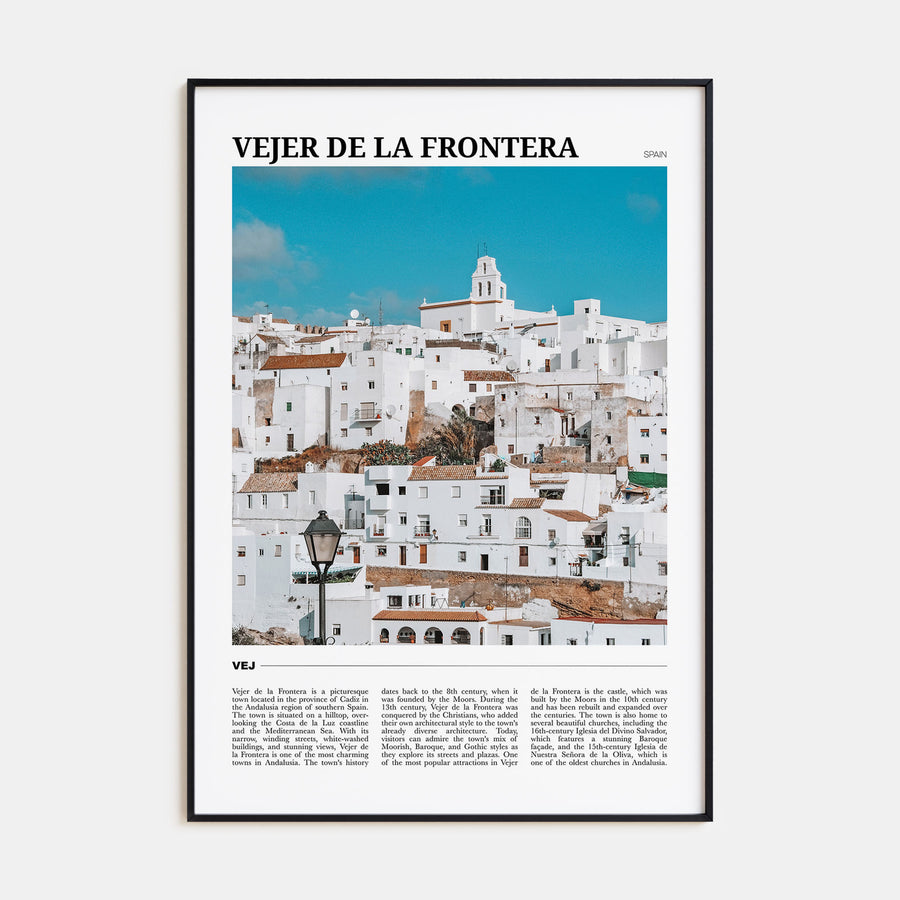 Vejer de la Frontera Travel Color Poster