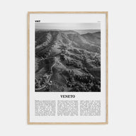 Veneto Travel B&W Poster