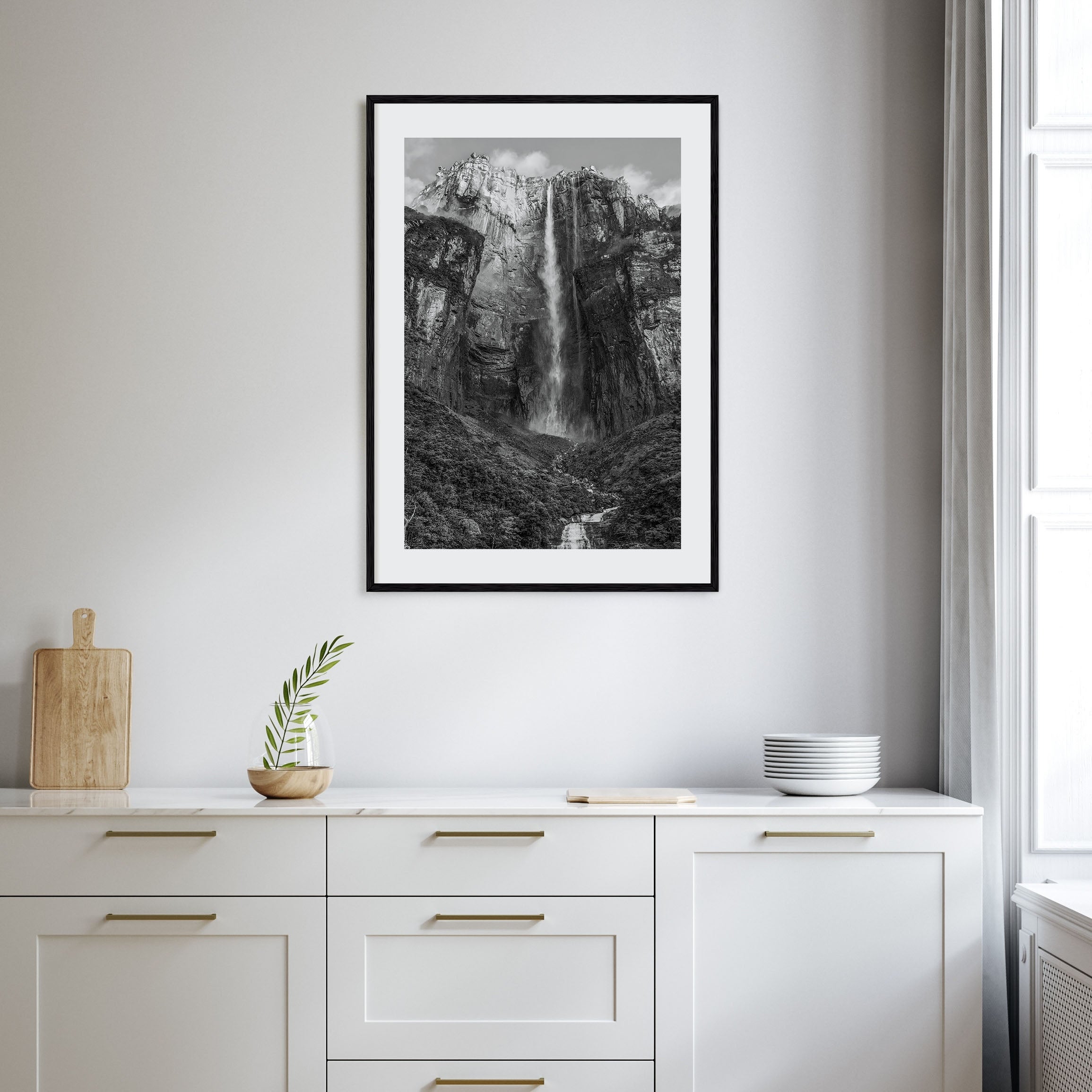Venezuela Photo B&W Poster