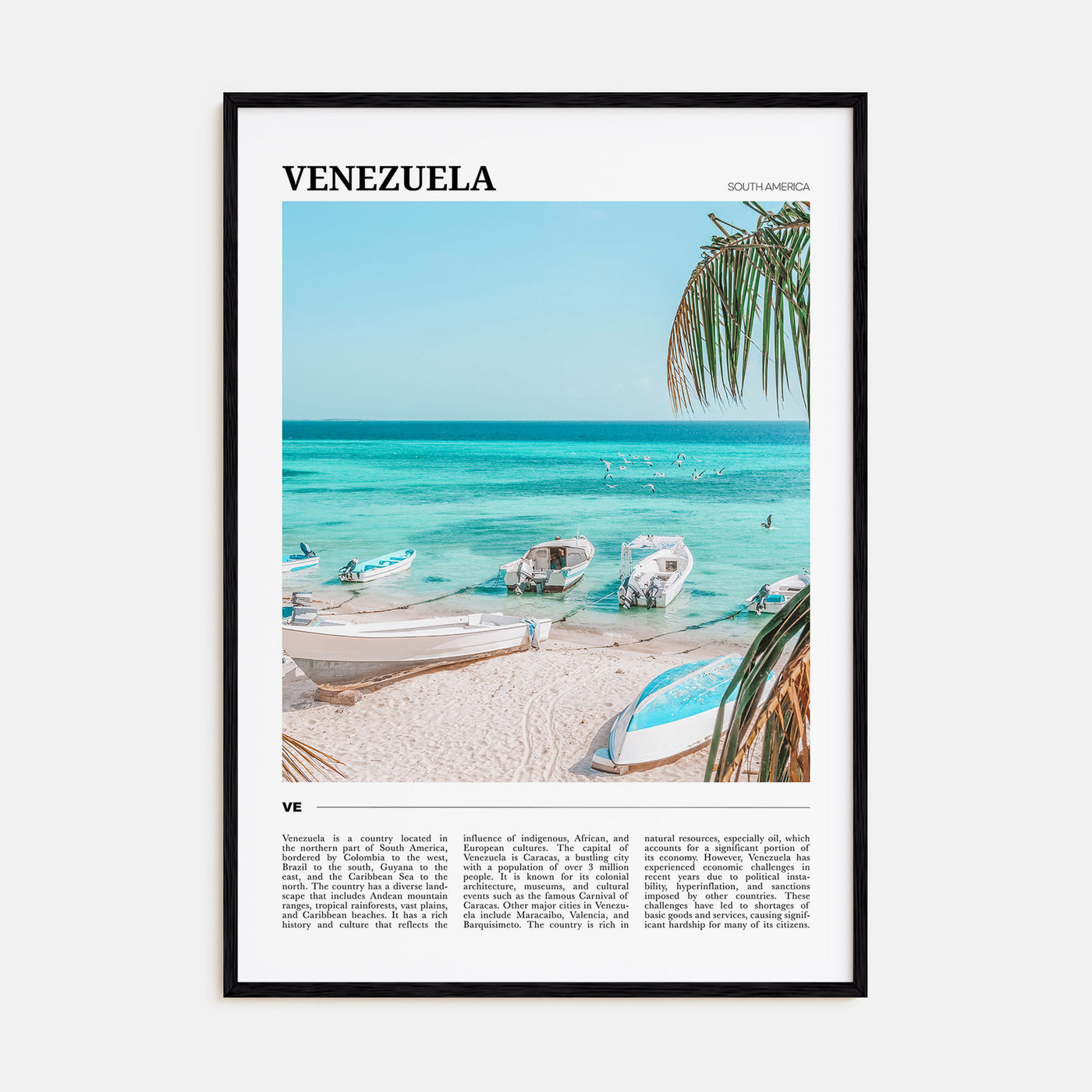 Venezuela Travel Color No 2 Poster