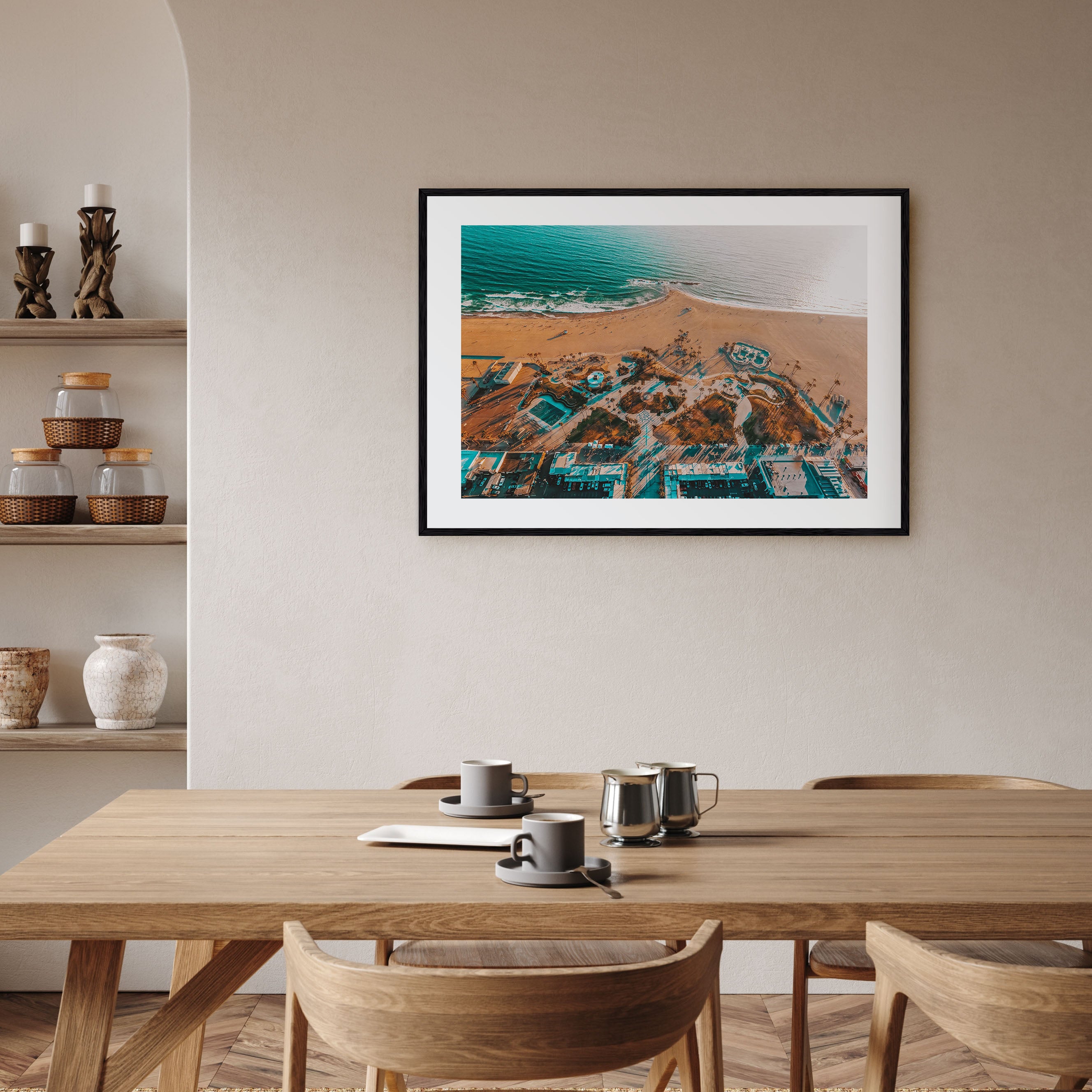 Venice Beach Landscape Color Poster