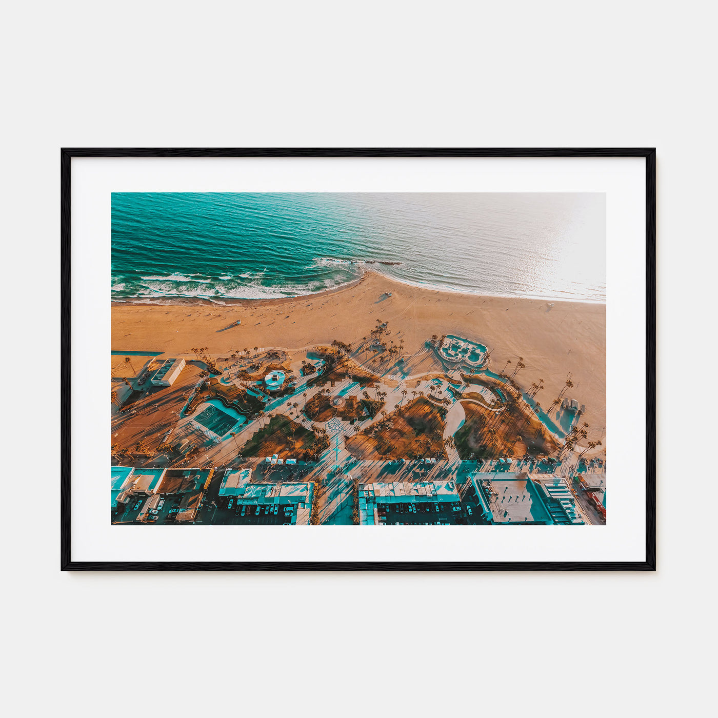 Venice Beach Landscape Color Poster