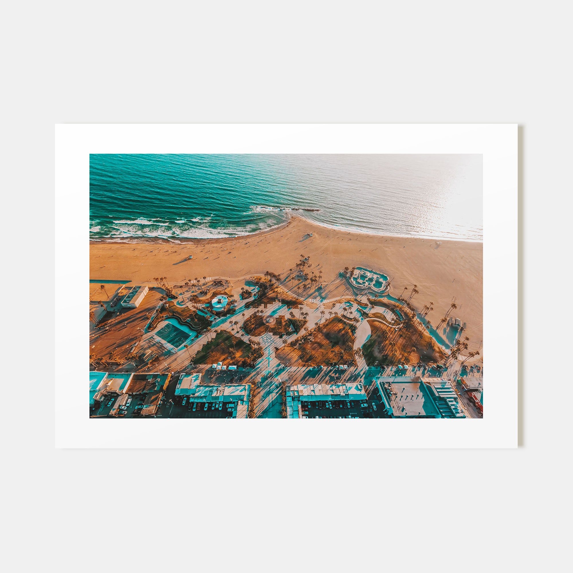 Venice Beach Landscape Color Poster
