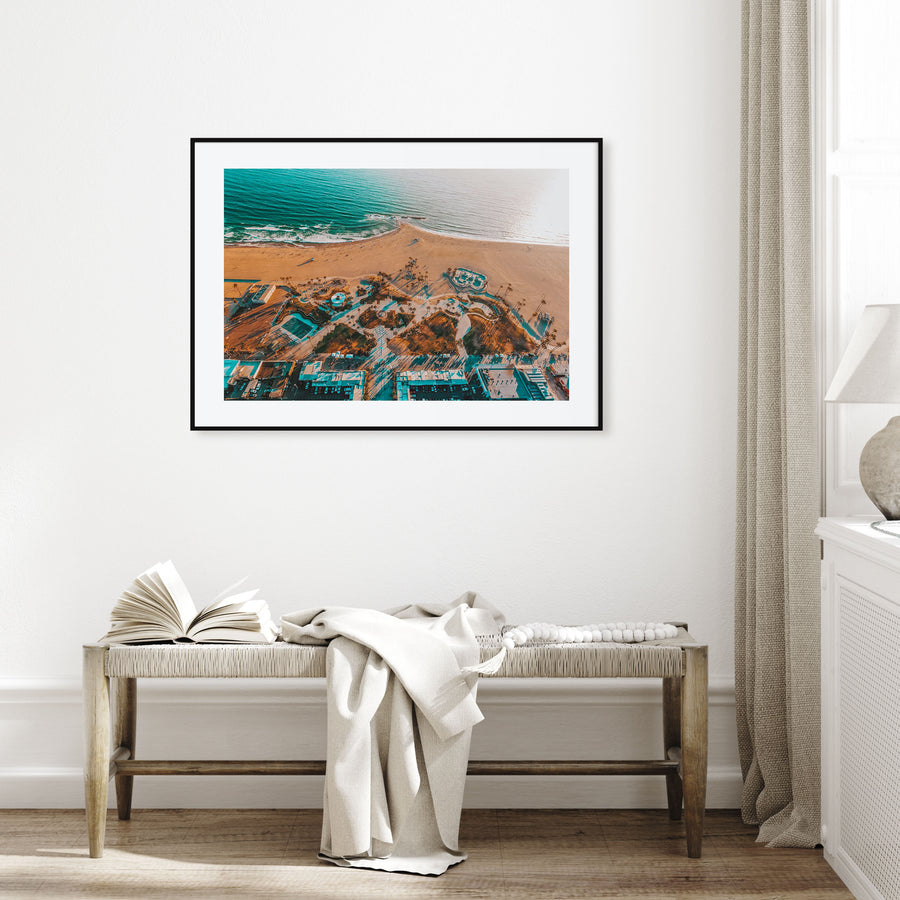 Venice Beach Landscape Color Poster
