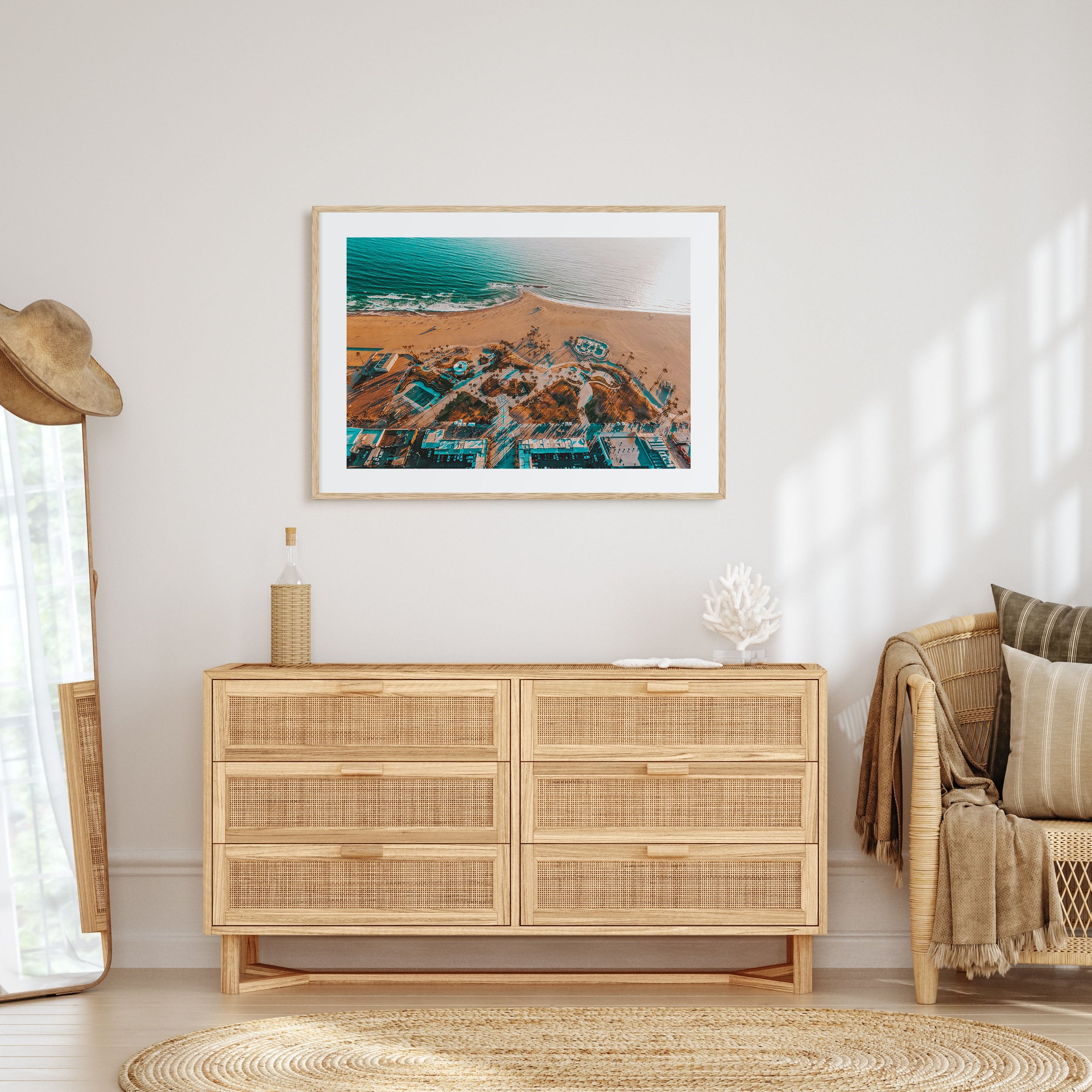 Venice Beach Landscape Color Poster