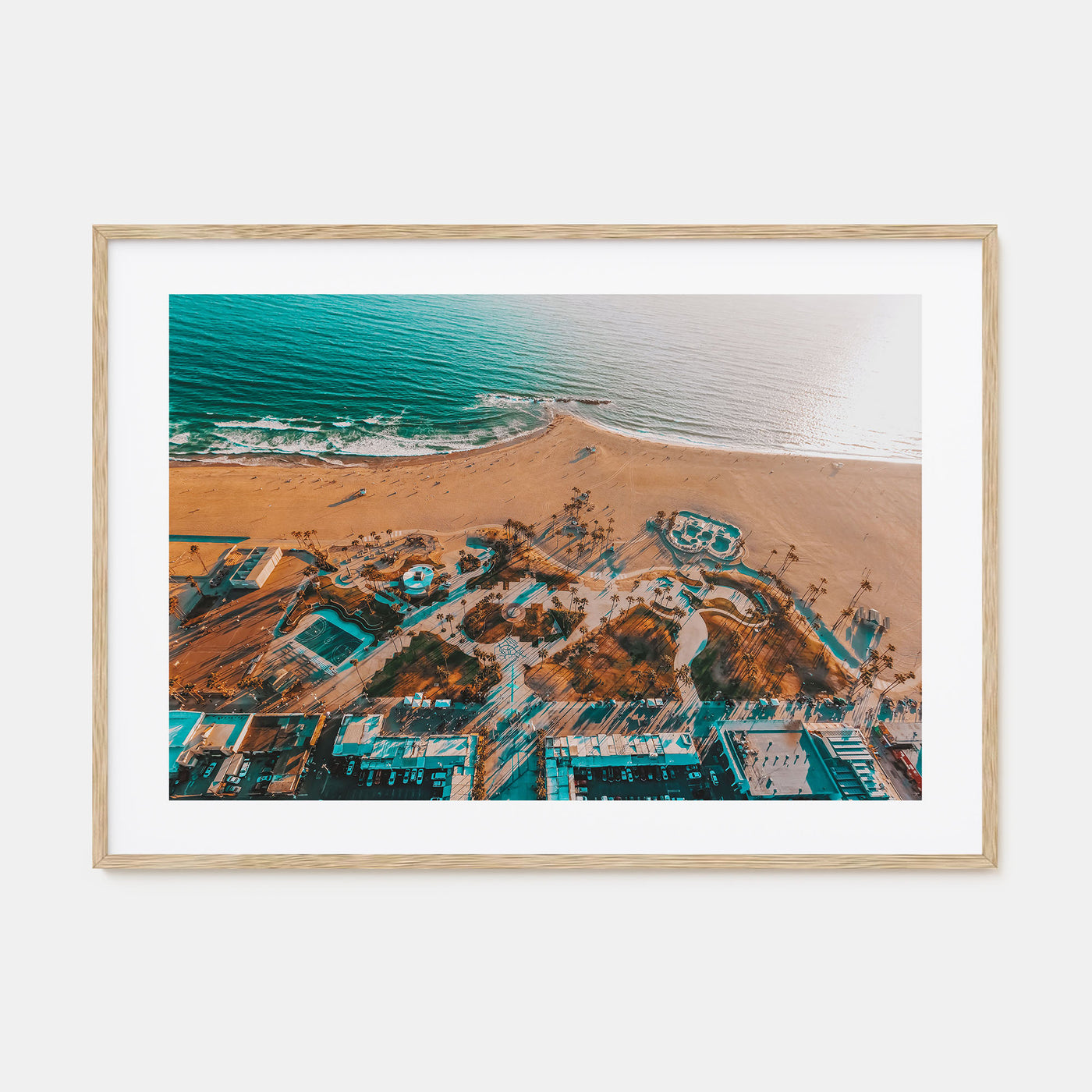 Venice Beach Landscape Color Poster
