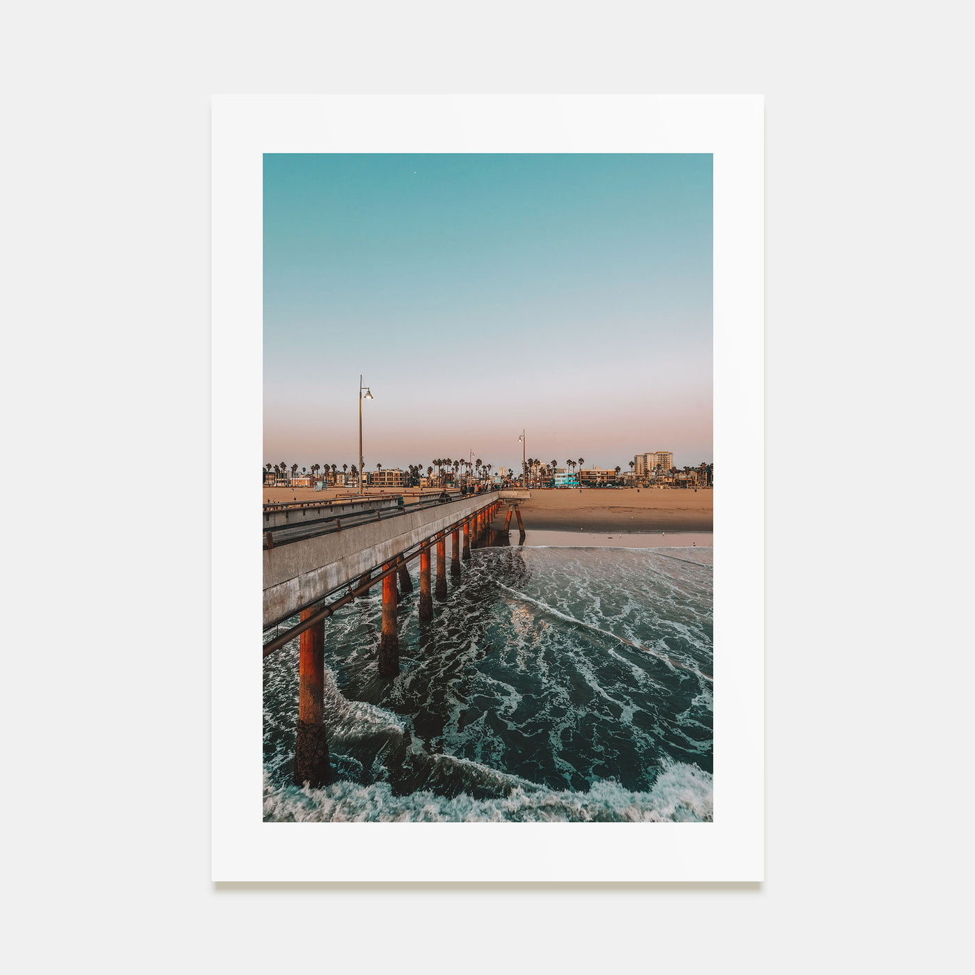 Venice Beach Photo Color No 5 Poster