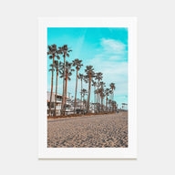 Venice Beach Photo Color No 6 Poster