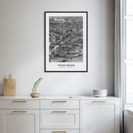 Venice Beach Portrait B&W No 2 Poster