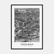 Venice Beach Portrait B&W No 2 Poster