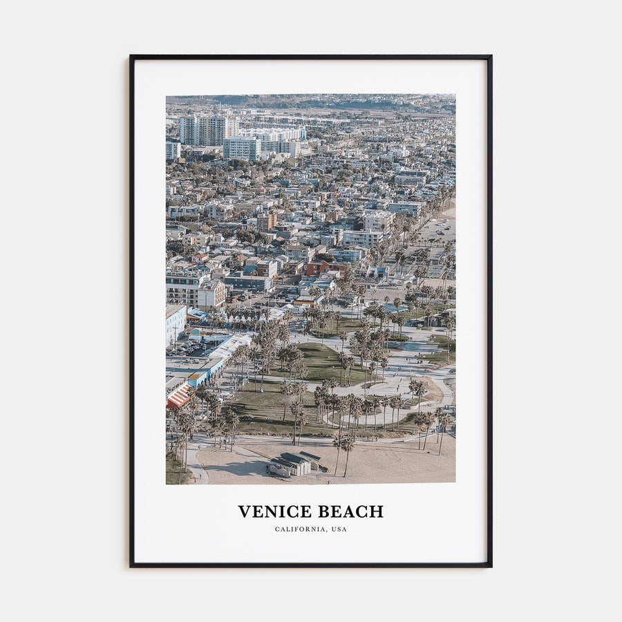 Venice Beach Portrait Color Poster