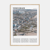 Venice Beach Travel Color Poster