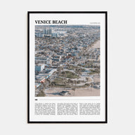 Venice Beach Travel Color Poster