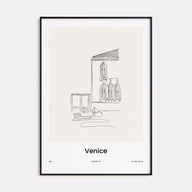 Venice Drawn No 1 Poster