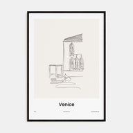 Venice Drawn No 1 Poster