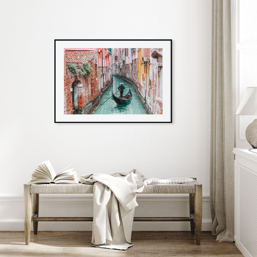 Venice Landscape Color Poster