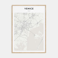 Venice Map Portrait Poster
