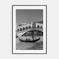 Venice Photo B&W No 2 Poster