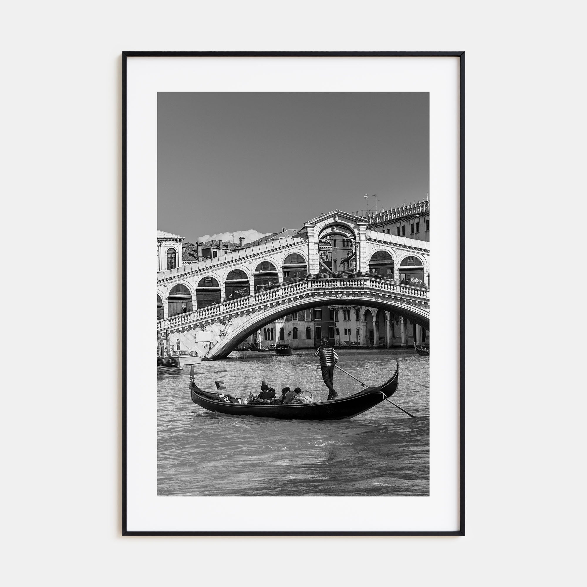 Venice Photo B&W No 2 Poster