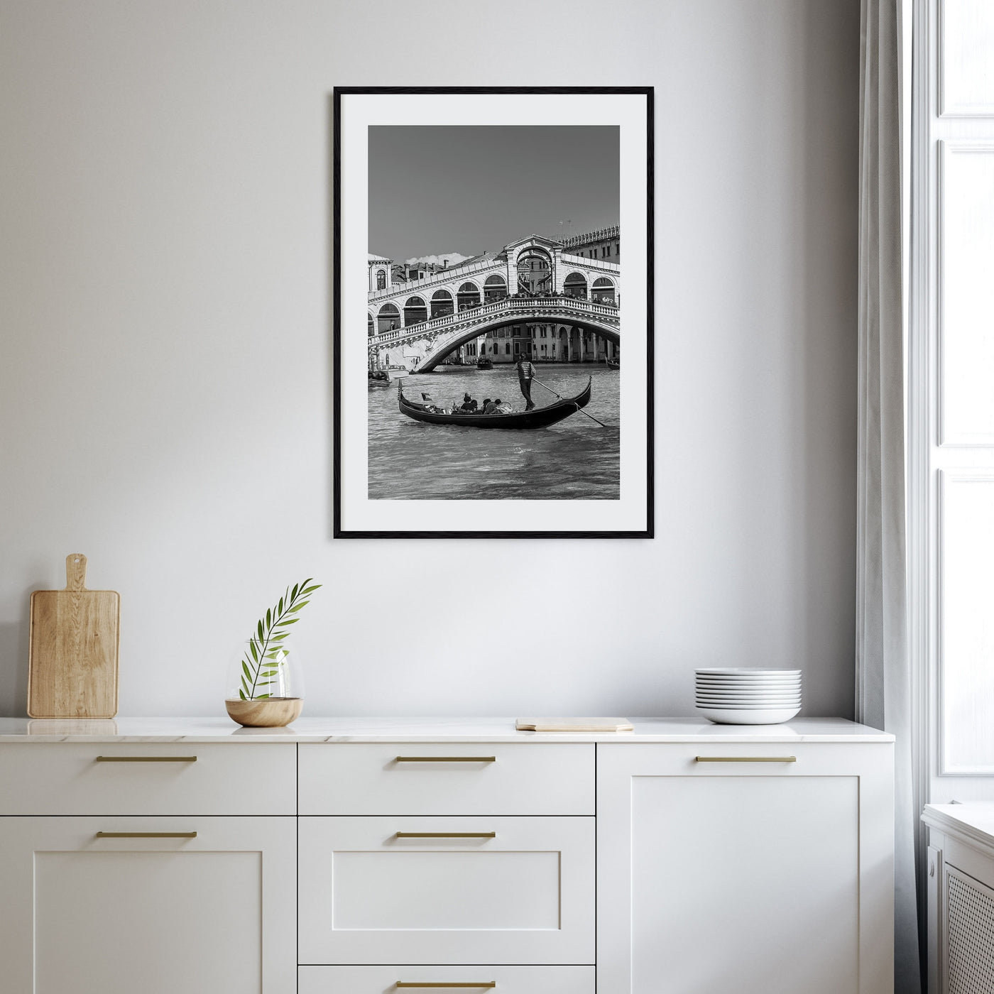 Venice Photo B&W No 2 Poster