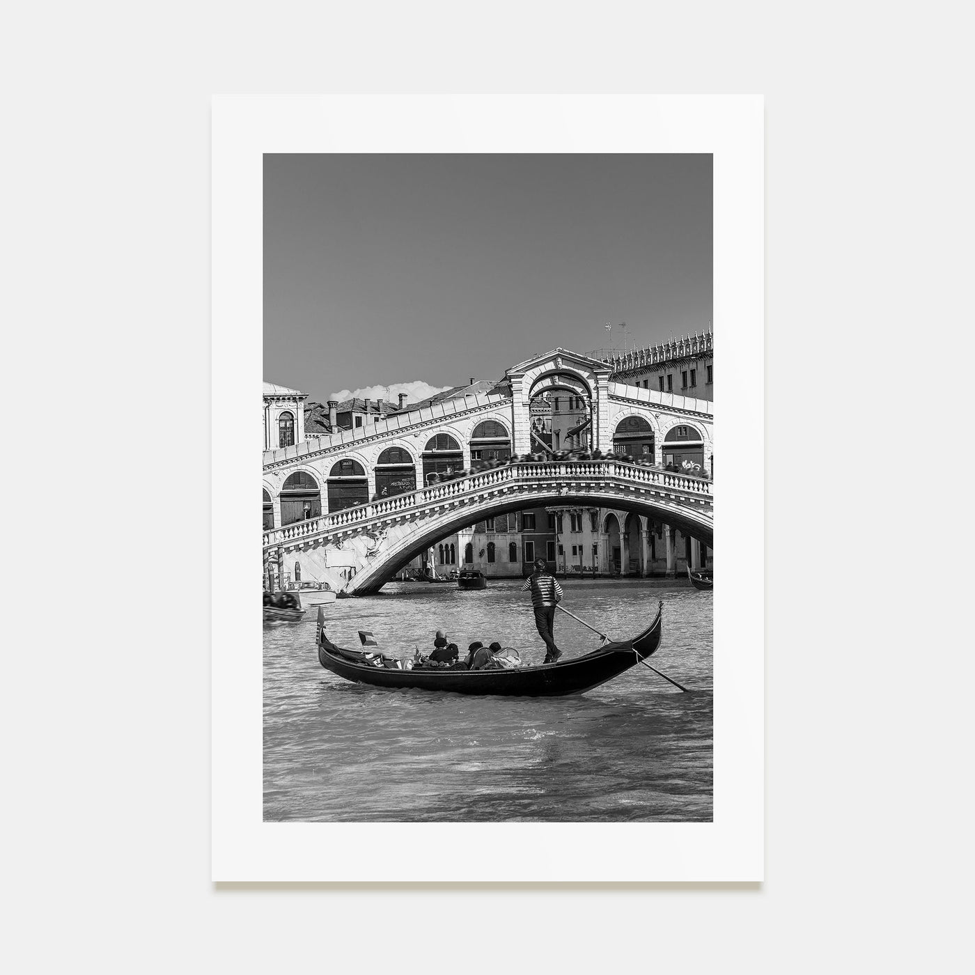 Venice Photo B&W No 2 Poster
