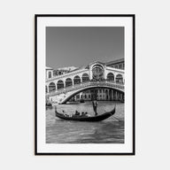 Venice Photo B&W No 2 Poster
