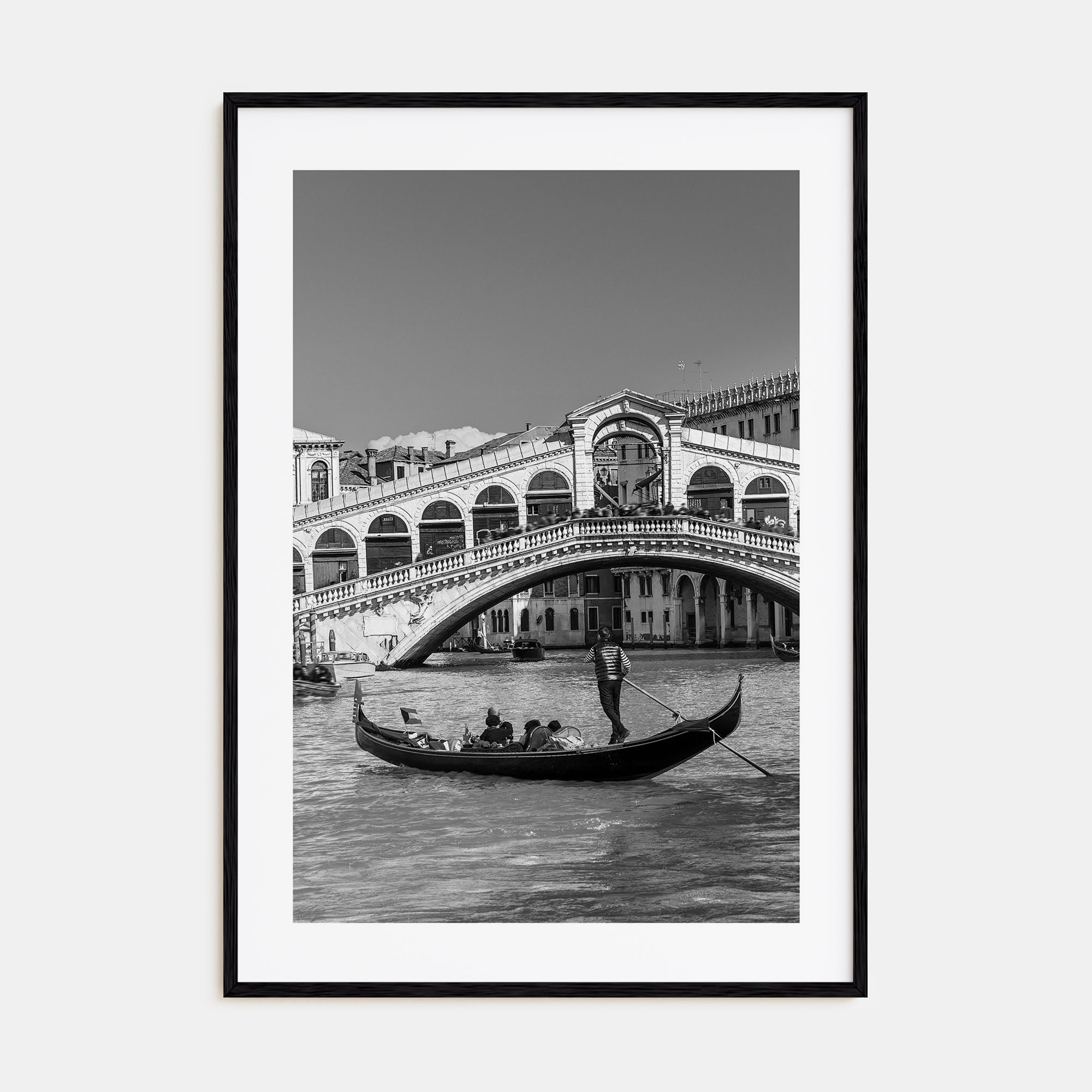 Venice Photo B&W No 2 Poster