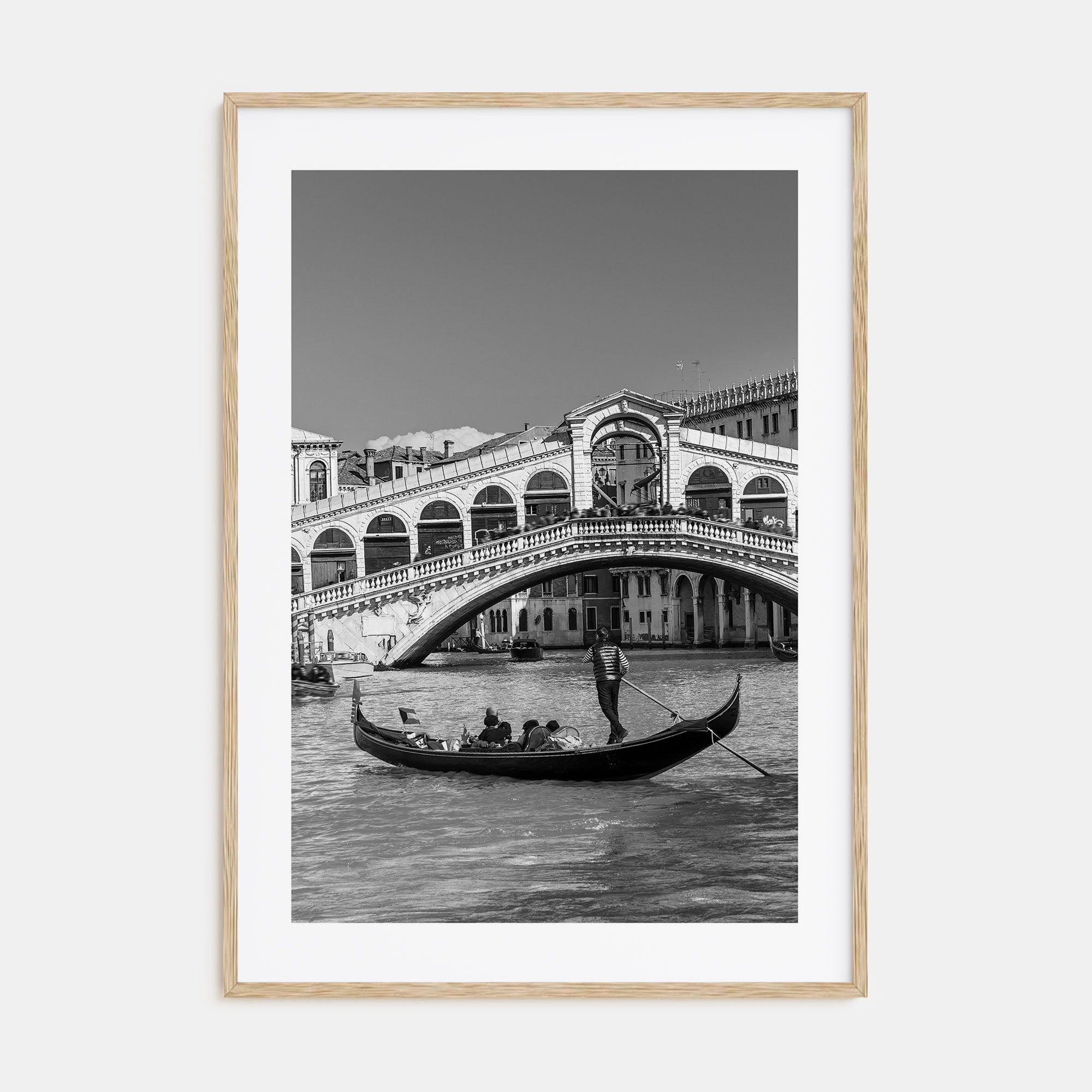 Venice Photo B&W No 2 Poster